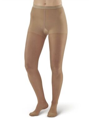 Brand new Ames Walker Sheer Support Closed Toe Pantyhose - Nude